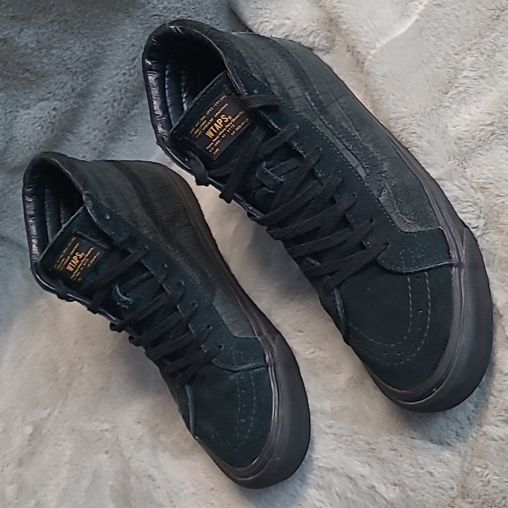 WTAPS Vans Suede SK-8 Hi Sneakers Mens Size 12 - Picture 5 of 12